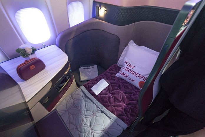 کابین لوکس قطر ایرویز در ایرباس A350 و بوئینگ 777