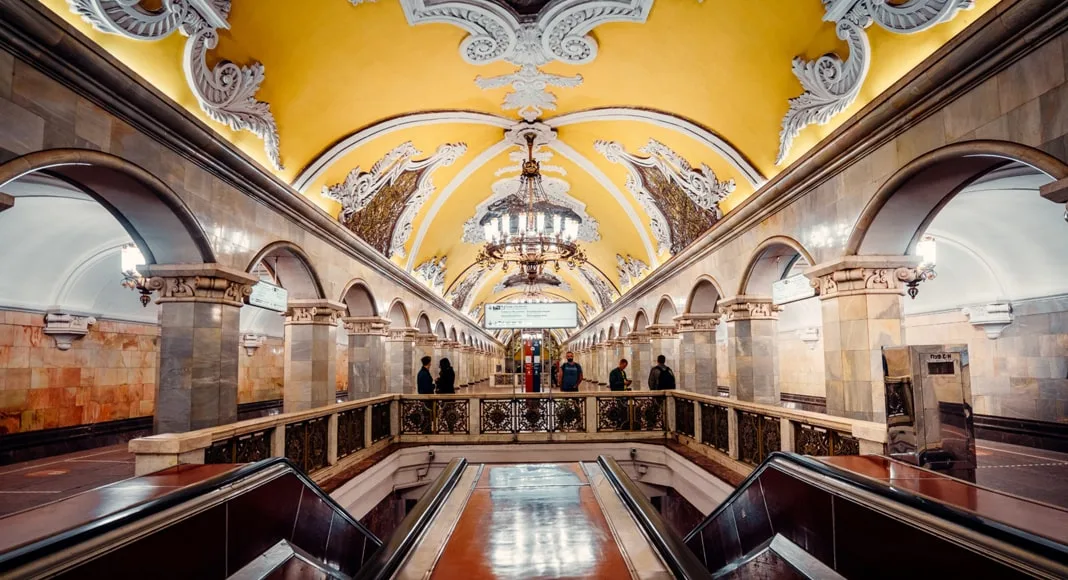 Moscow Metro Station معرفی زیباترین ایستگاه های مترو مسکو