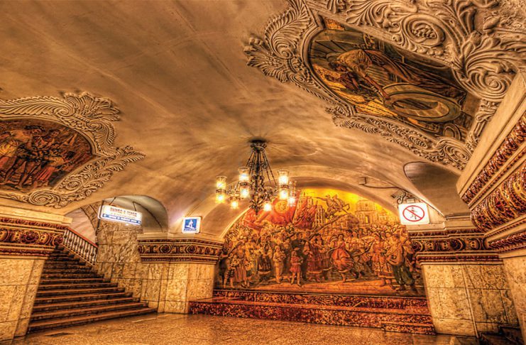5 ایستگاه زیبای متروی مسکو