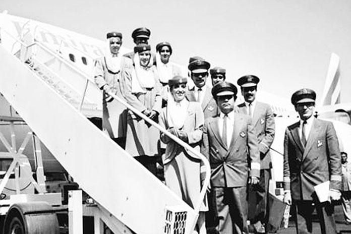 اولین پرواز هواپیمایی امارات