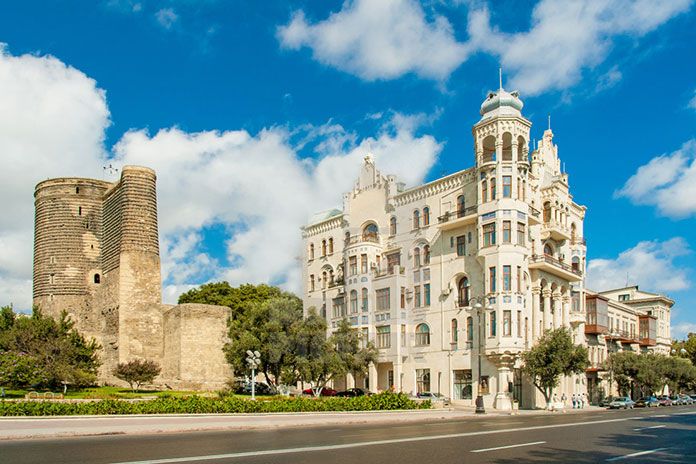 قلعه دختر جاذبه های گردشگری باکو