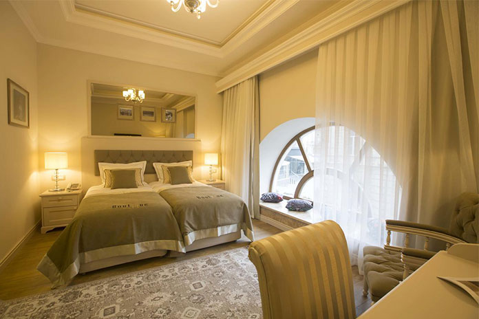 اتاق های هتل بوتیک 19- بهترین هتل های باکو