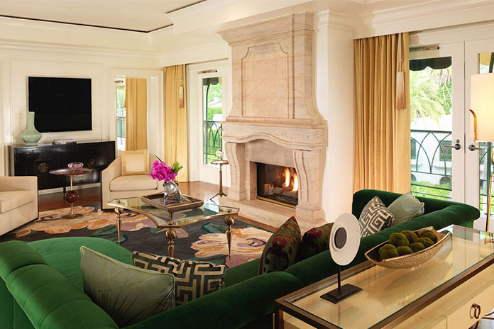 اتاق نورما جین هتل بورلی هیلز - هتل‌های پرطرفدار جهان