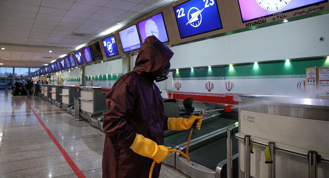 ضدعفونی فرودگاه های کشور- فرودگاه مشهد