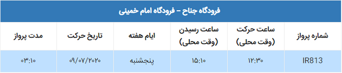 پرواز فوق العاده ایران ایر کراچی