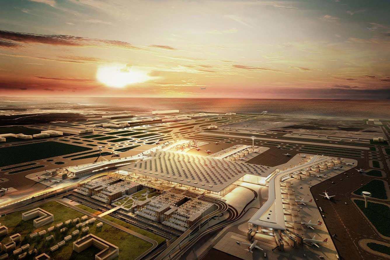 ترمینال های فرودگاه جدید استانبول