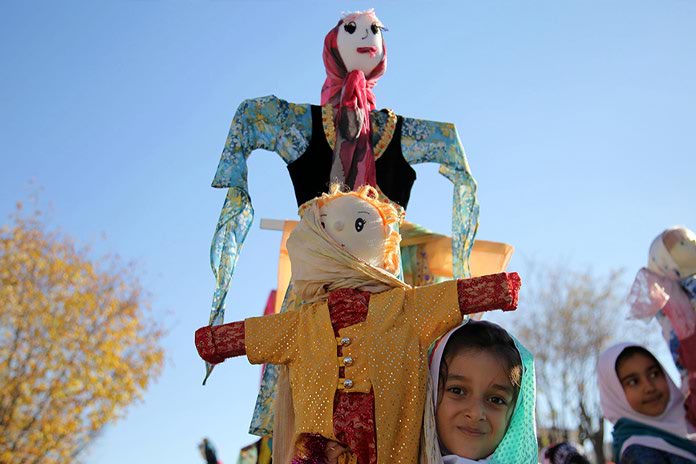 بوکه باران یکی از عروسک های بومی ایران