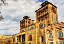 کاخ گلستان یکی از جاهای دیدنی تهران