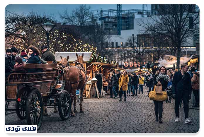 بازار کپنهاگ، از بهترین بازارهای کریسمس اروپا
