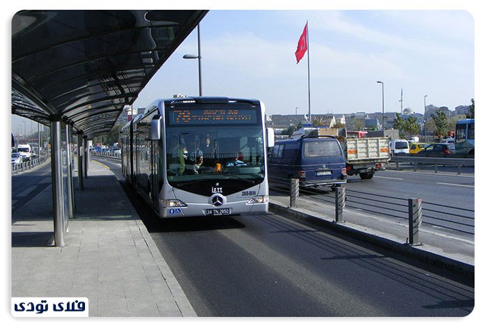 اتوبوس های حمل مسافر های فرودگاه استانبول 