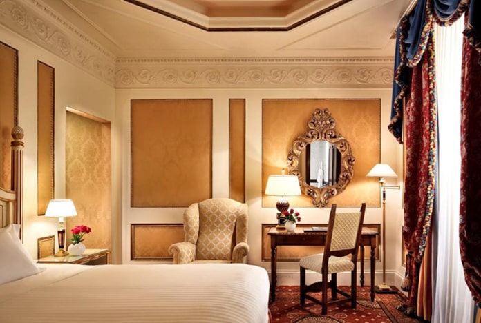 هتل سلطنتی اسپلندید، از مجلل ترین هتل های رم