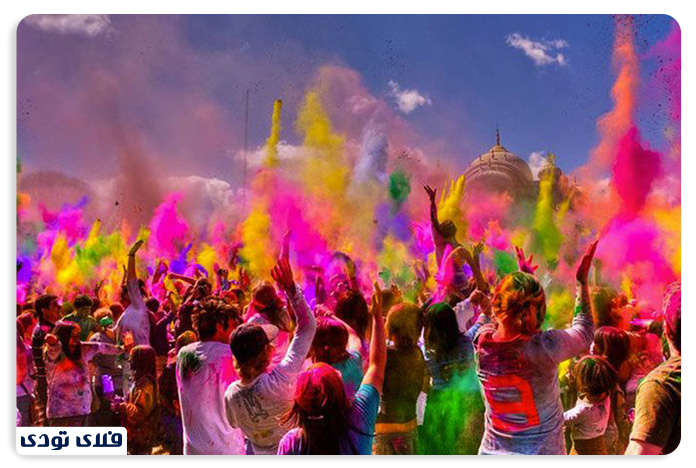 هولی جشنواره رنگ در هند