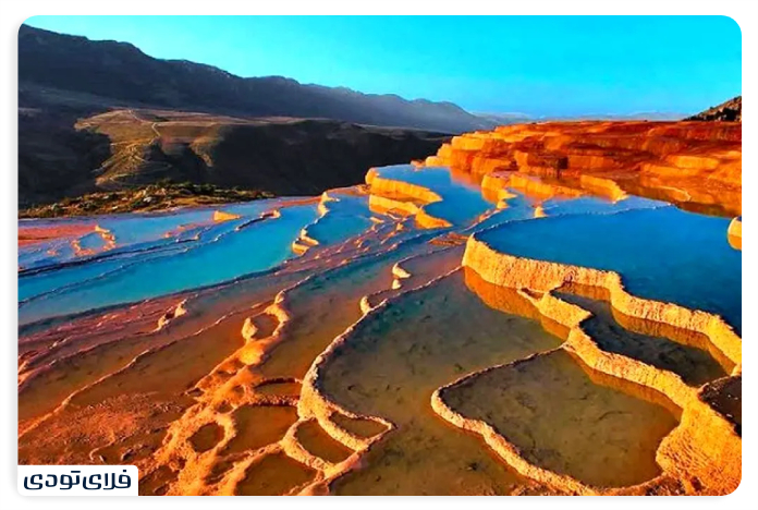 چشمه پلکانی باداب سورت یا پاموکاله ترکیه؟