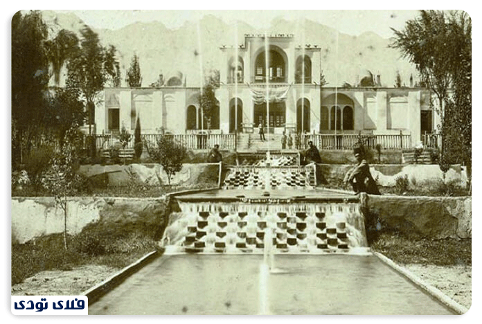عکس قدیمی باغ شاهزاده ماهان