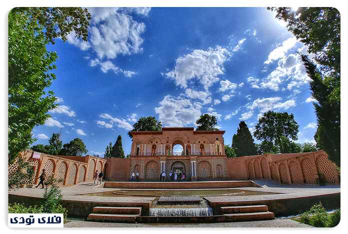 نمایی از باغ ماهان کرمان