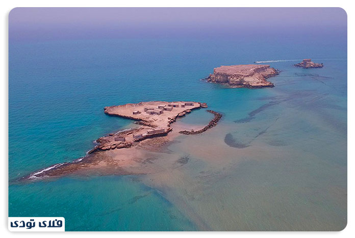 جزیره ناز یکی از کوچک ترین جزایره خلیج فارس