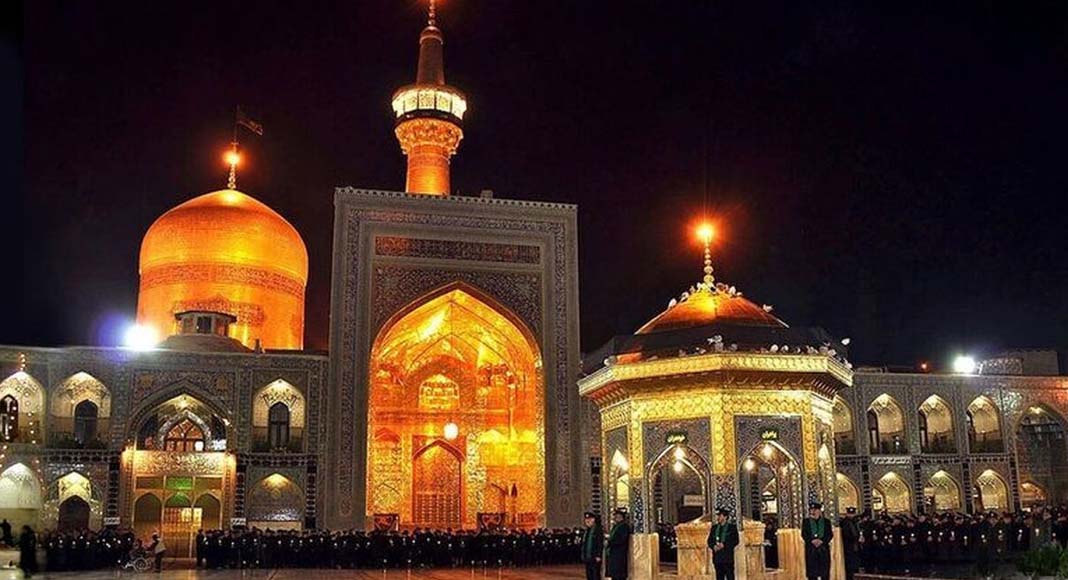 حرم امام رضا ، نقشه حرم، معرفی صحن ها و امکانات - فلای تودی