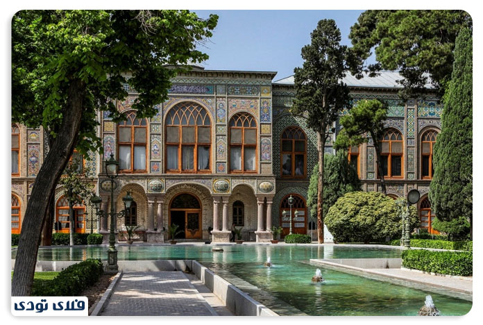 نمای از کاخ گلستان تهران