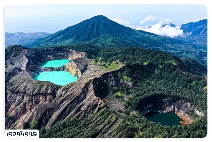  آتشفشان کلیموتو در اندونزی