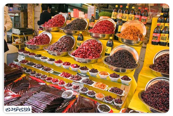 آلوچه و لواشک های دربند