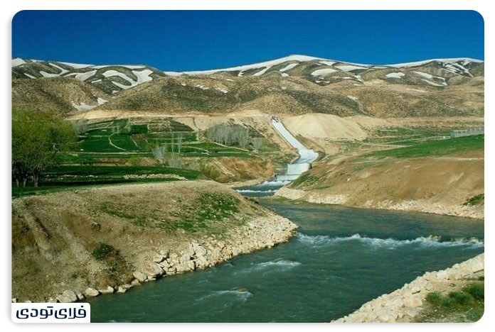 رودخانه بازفت از دیدنی های بکر کوهرنگ