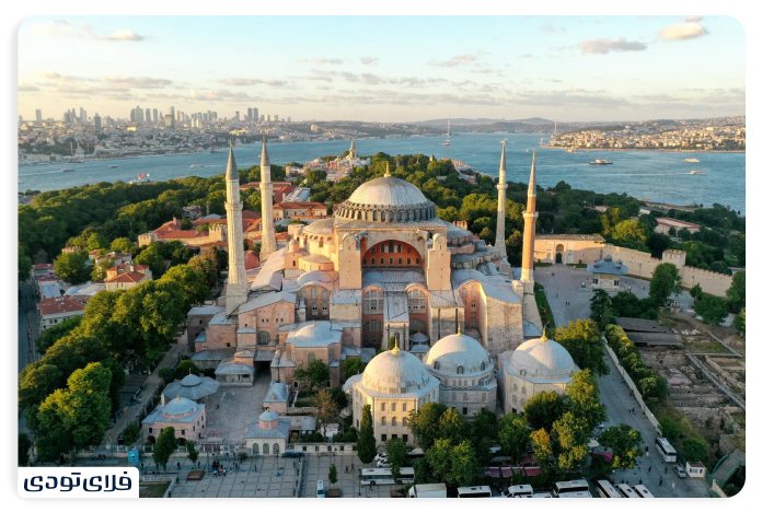 مسجد ایاصوفیه از جاهای دیدنی استانبول
