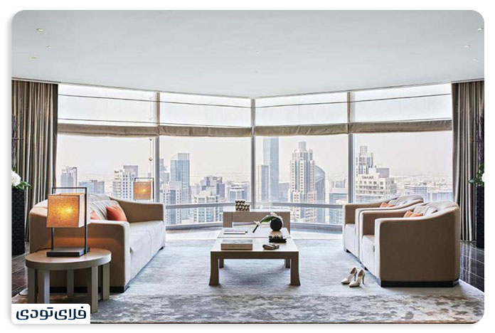 هتل آرمانی دبی (Anantara Downtown Dubai Hotel) بهترین هتل های دبی برای ایرانیان