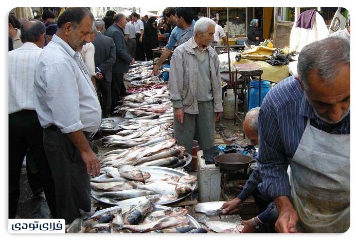 مسیر دسترسی به بازارهای بابلسر