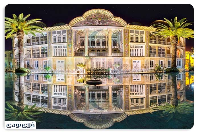 ساختار باغ ارم شیراز