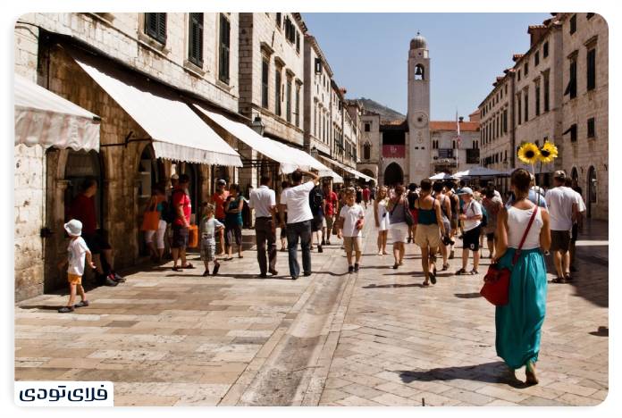 استرادان (Stradun)، خیابان اصلی و تاریخی شهر دوبروونیک