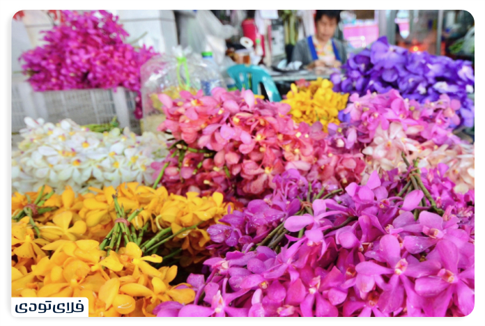 بازار گل بانکوک