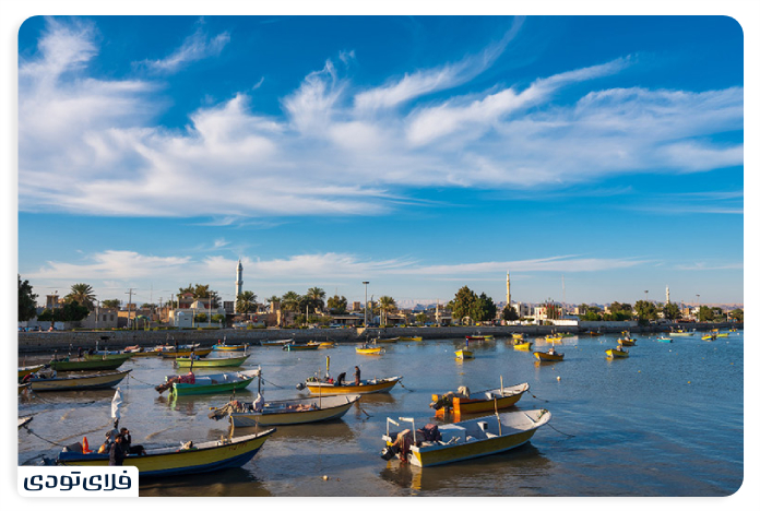 فاصله بوشهر تا بندر دیلم