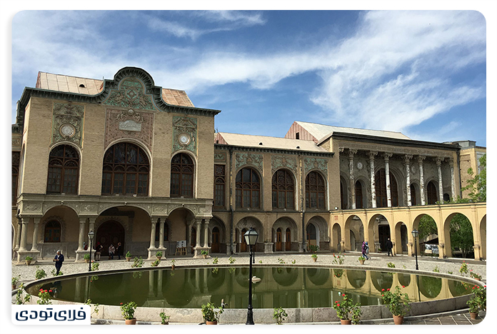 عمارت مسعودیه تهران حوض_خانه عمارت مسعودیه تهران