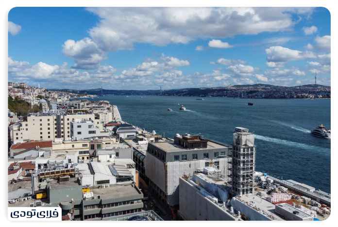 رفتن به تنگه بسفر از تکسیم استانبول