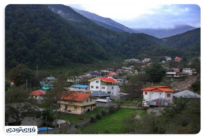روستاهای ییلاقی در مسیر جنگل دوهزار و سه هزار
