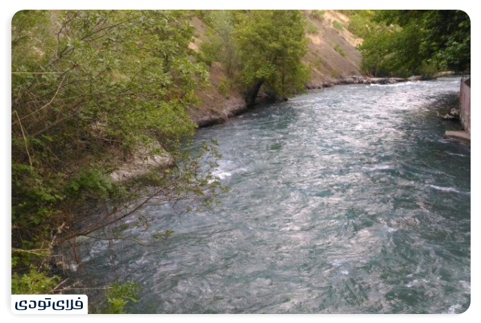 روستای کندر کرج رودخانه کندر