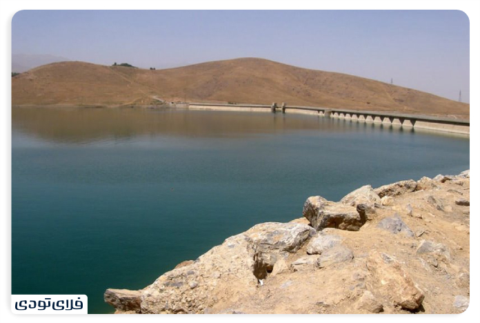 روستای ژیوار دریاچه سد اکباتان