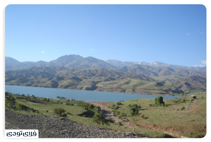 روستای ایستا دریاچه و سد طالقان