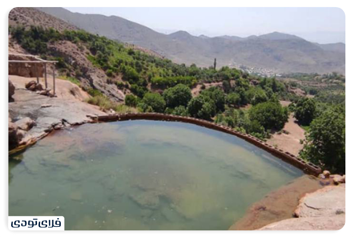 جاهای دیدنی منجیل چشمه آبگرم ماستخور