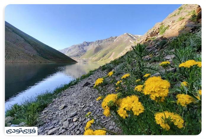 دریاچه تار دریاچه تار در بهار