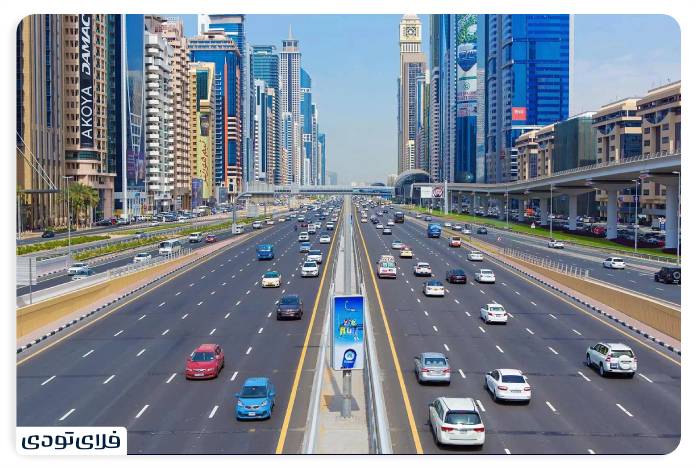 خیابان شیخ زاید دبی خیابان شیخ زاید دبی