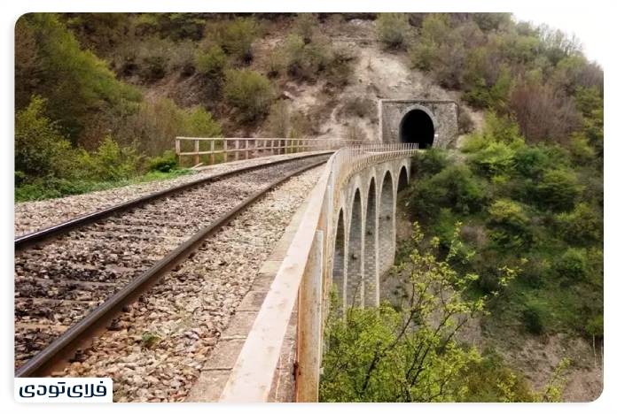 مسیر ریلی ایستگاه راه آهن گرگان