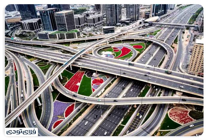 خیابان شیخ زاید دبی