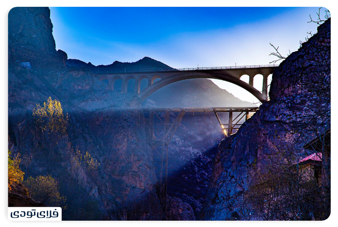 زیرآب مازندران پل ورسک