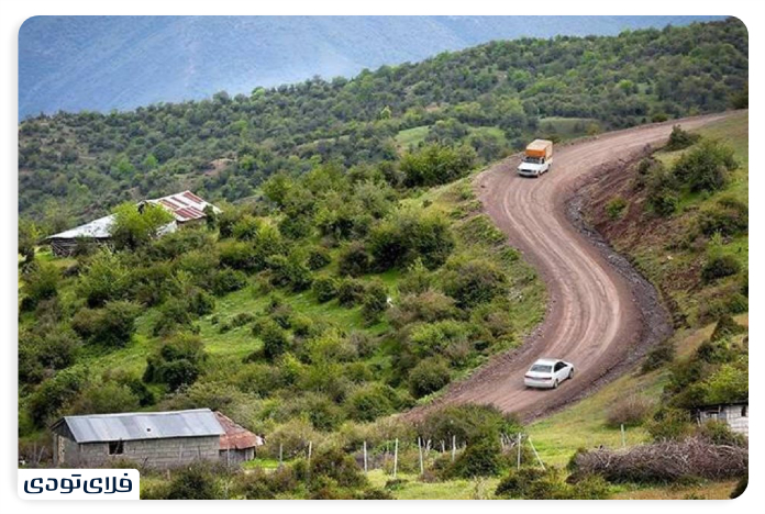 مسیر دسترسی زیرآب مازندران
