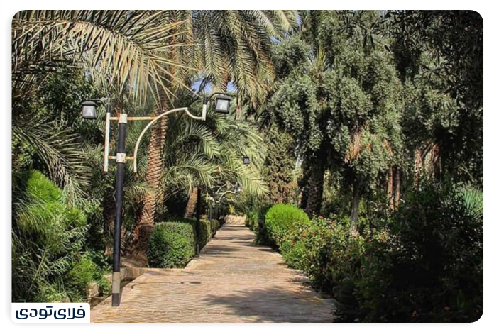 مسیرهای دسترسی به باغ گلشن طبس