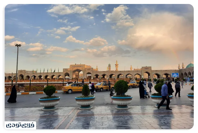 مسیر دسترسی به حرم امام رضا