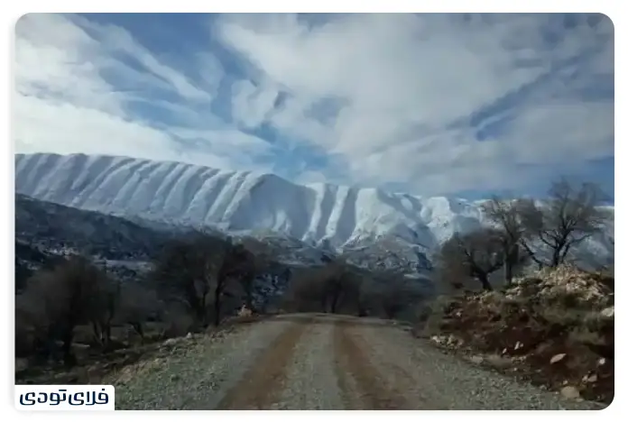 مخمل کوه لرستان در زمستان