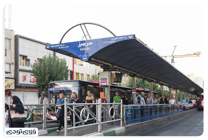 نقشه بی آر تی تهران مزایای استفاده از BRT تهران برای گردشگران