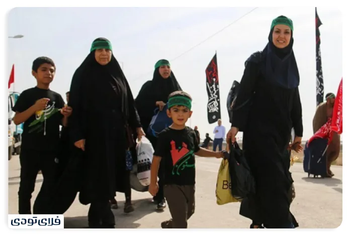 پیاده روی اربعین سفر اربعین با کودکان